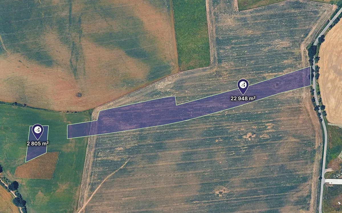Prodej pole 25753 m²